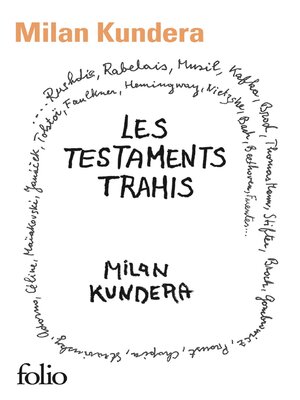 cover image of Les testaments trahis